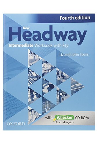 New Headway:Intermediate  B1: Workbook + IChecker With Key.Хедвей интермедиат.4-изд. Рабочая тетрадь  с диском