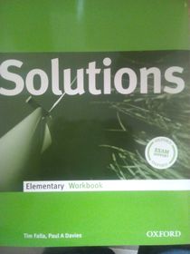 Solutions. А1 – Elementary Worck Book.Солюшн элеметари рабочая тетрадь